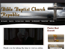 Tablet Screenshot of biblebaptistrepublic.com